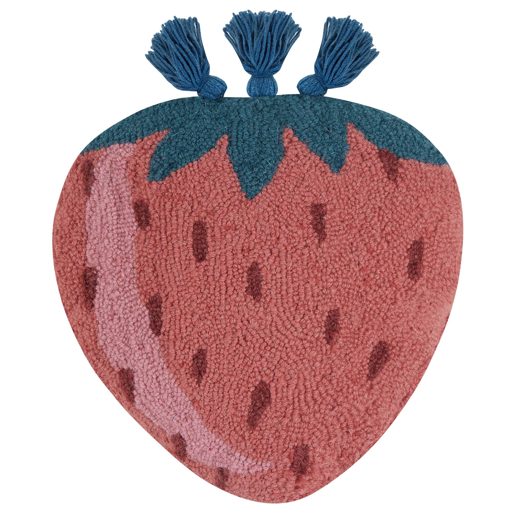 Strawberry Shaped Hook Pillow - DIGS