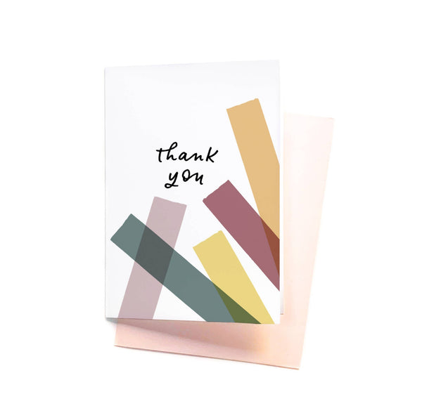 Strips Thank You Card - DIGS