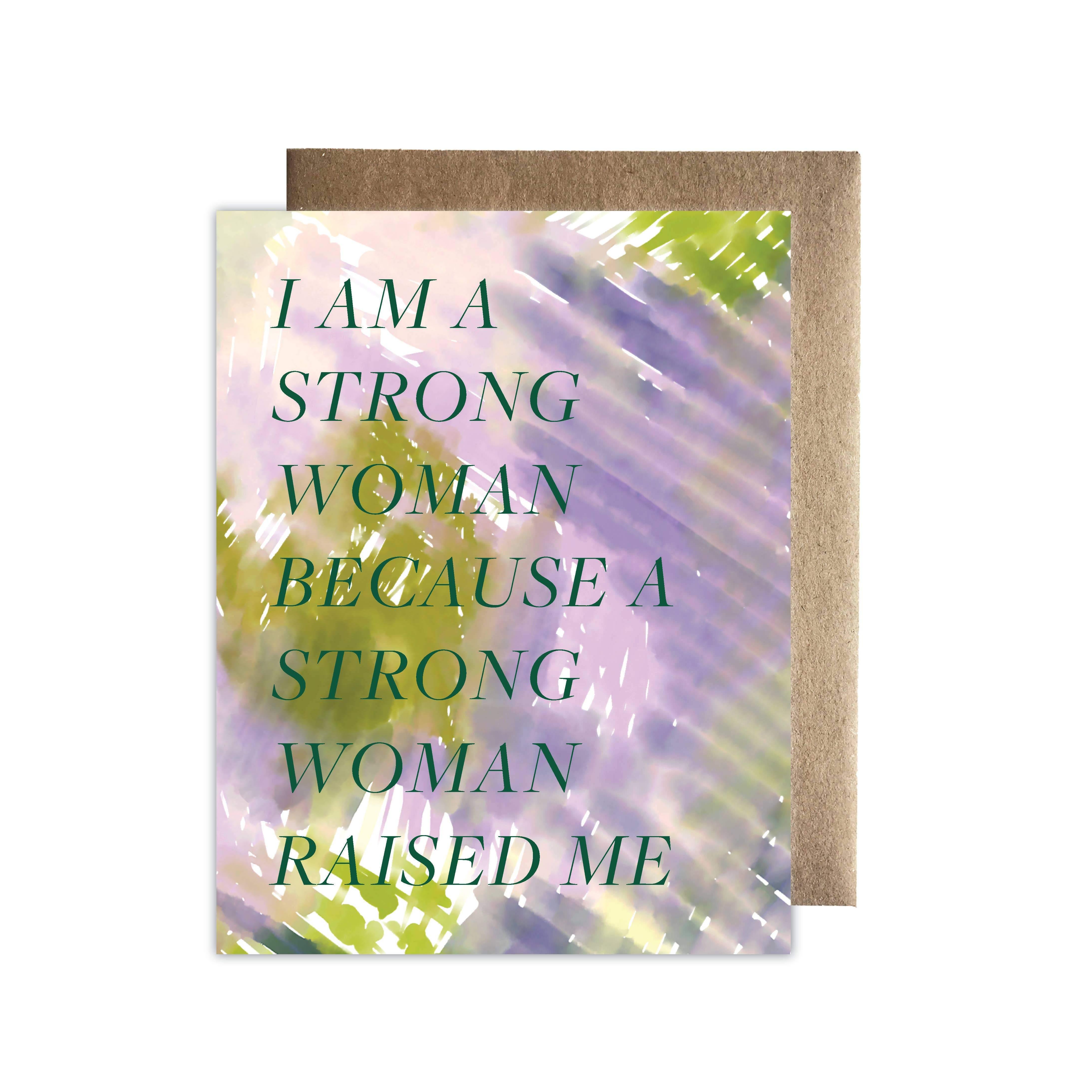 Strong Woman Card - DIGS