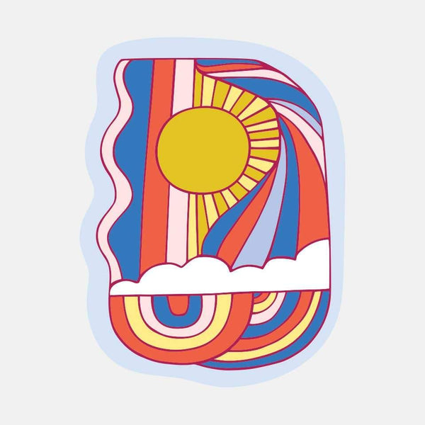 Sun Rainbow Sticker - DIGS