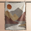 Sunset Mountain Jacquard Throw - DIGS