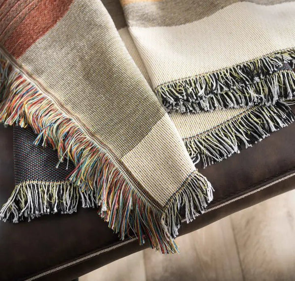 Sunset Mountain Jacquard Throw - DIGS