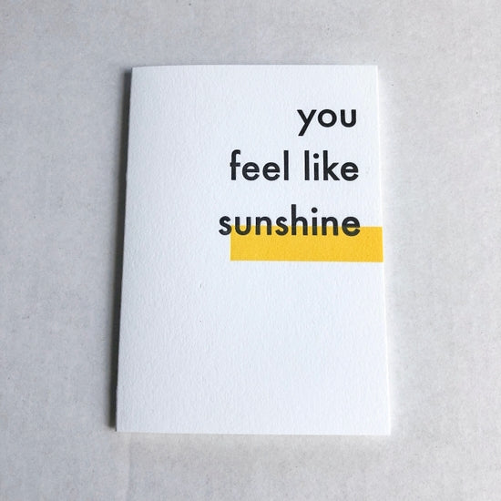 Sunshine Card