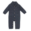 Sweater Knit Heather Coverall: Charcoal - DIGS