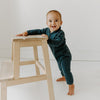 Sweater Knit Heather Coverall: Indigo - DIGS