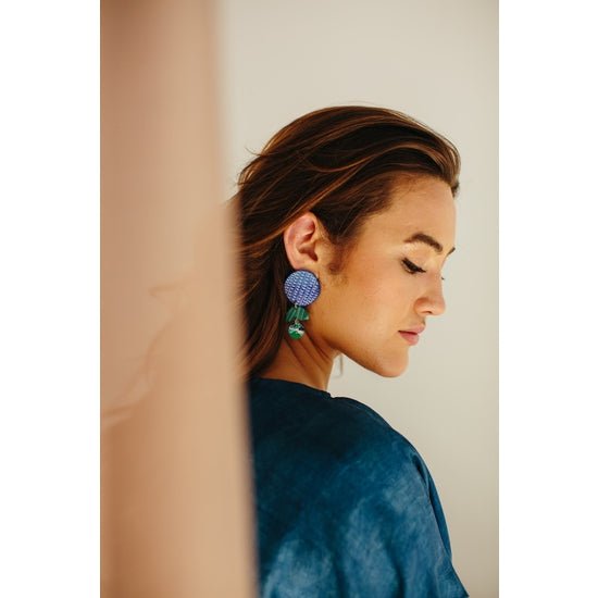 Swicheroo Clay Earrings: Rainforest - DIGS
