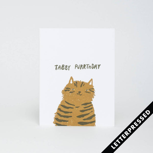Tabby Purrthday Birthday Card - DIGS