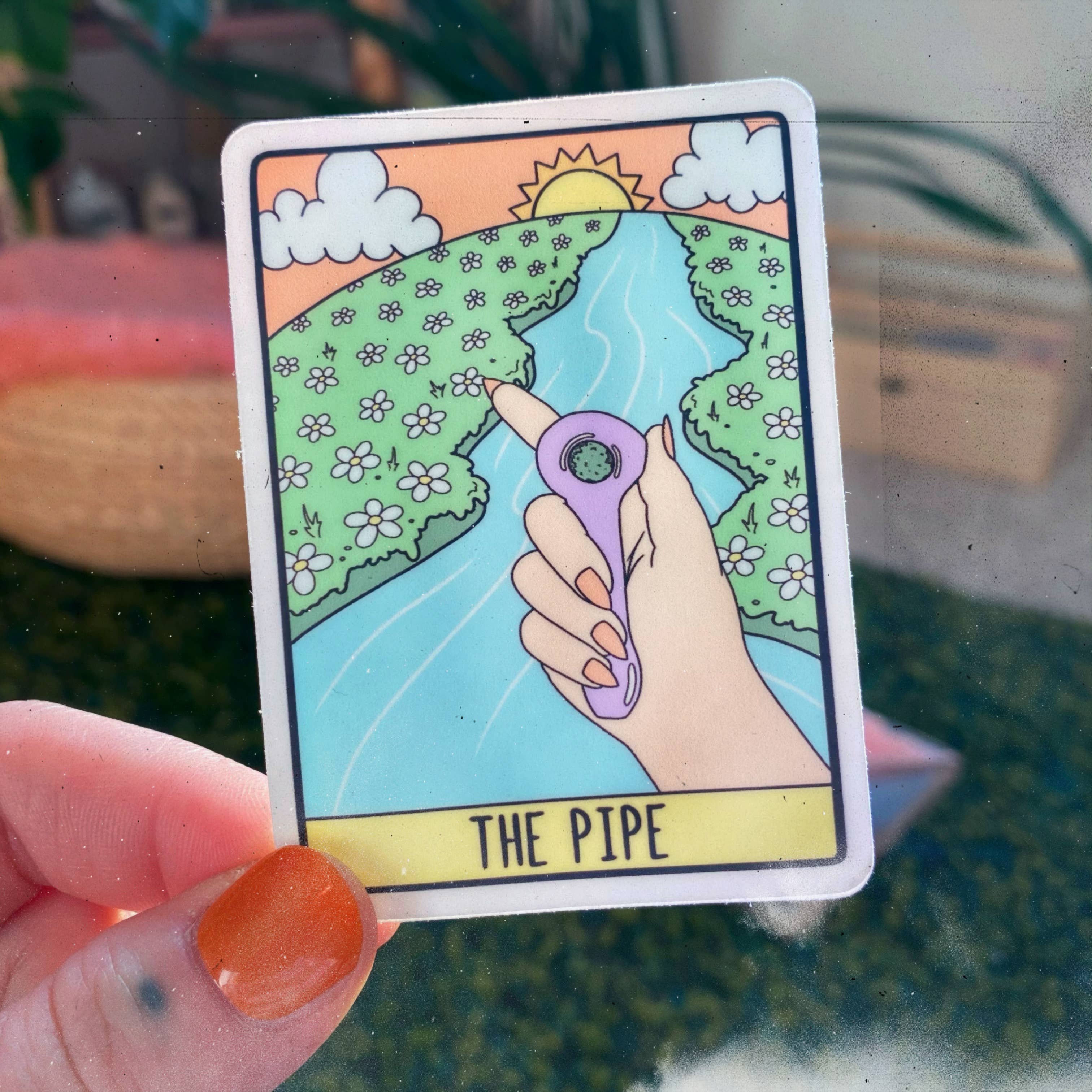 Tarot Pipe Sticker - DIGS