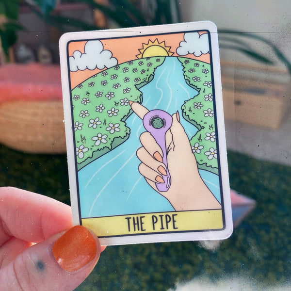 Tarot Pipe Sticker - DIGS