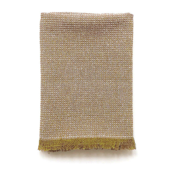 Tea Towel: Mustard with Fringe - DIGS