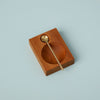 Teak Cellar with Gold Spoon - DIGS