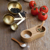 Teak S+P Cellar with Spoons - DIGS