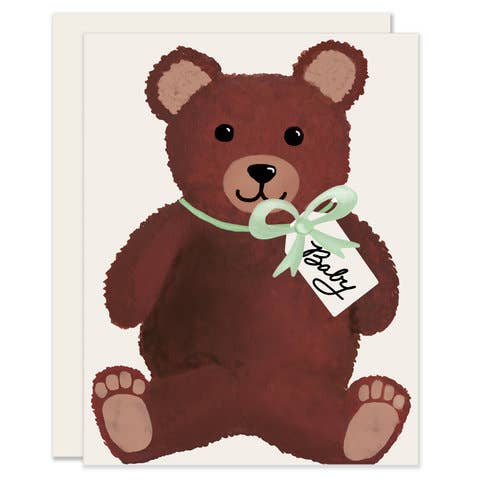 Teddy Bear Baby Card - DIGS