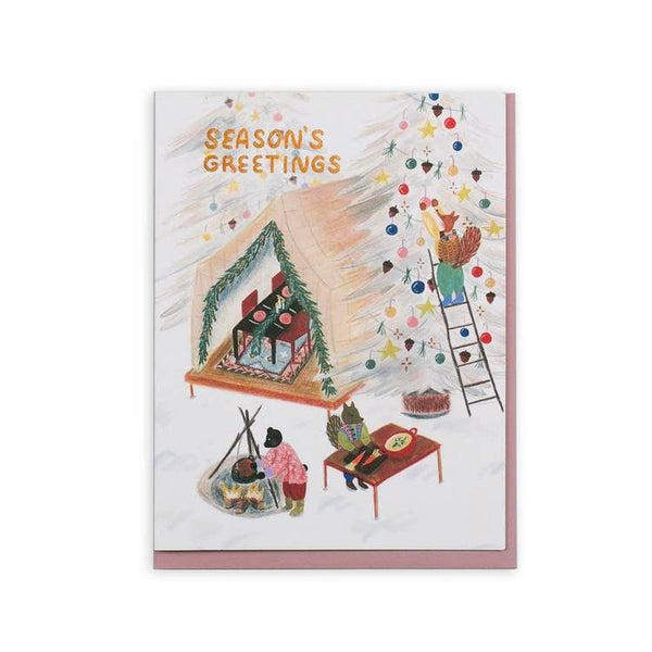 Holiday Tent Party Card Box Set