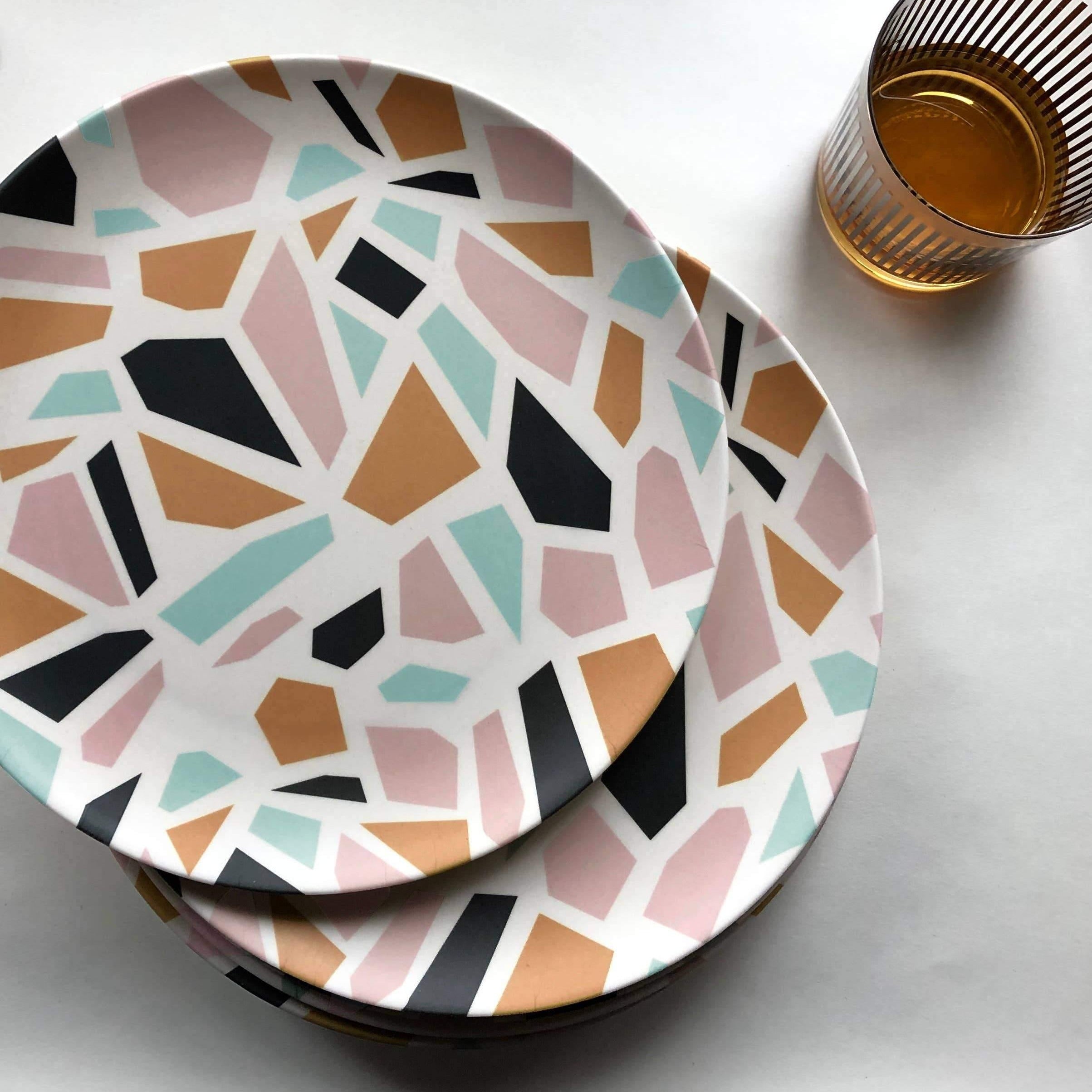 Terrazzo Bamboo Plates - DIGS