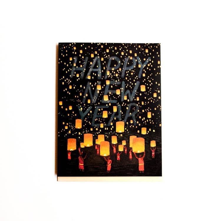 Thai Lanterns New Year Card - DIGS