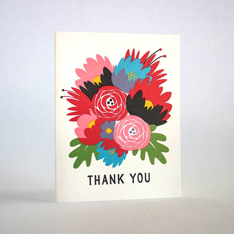 Thank You Bouquet Card - DIGS