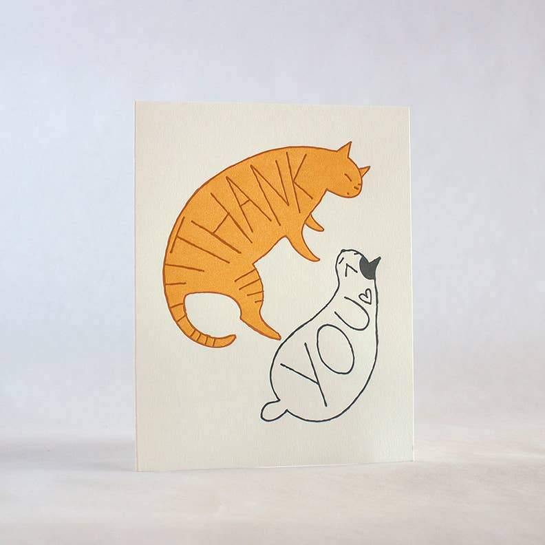 Thank You Cats Card - DIGS