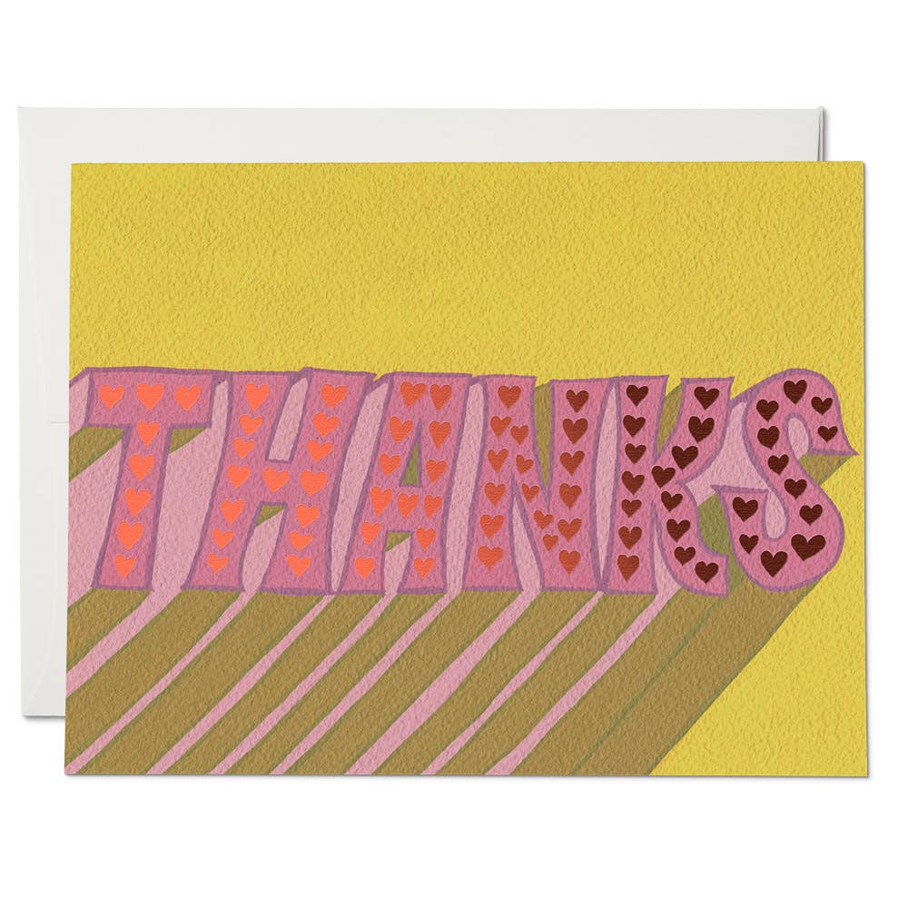 Thank You Hearts Card - DIGS