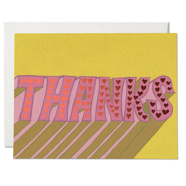 Thank You Hearts Card - DIGS