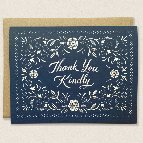 Thank You Kindly Bandana Card - DIGS