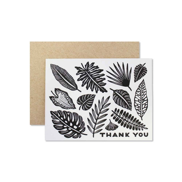 Thank You Leaves Card - DIGS