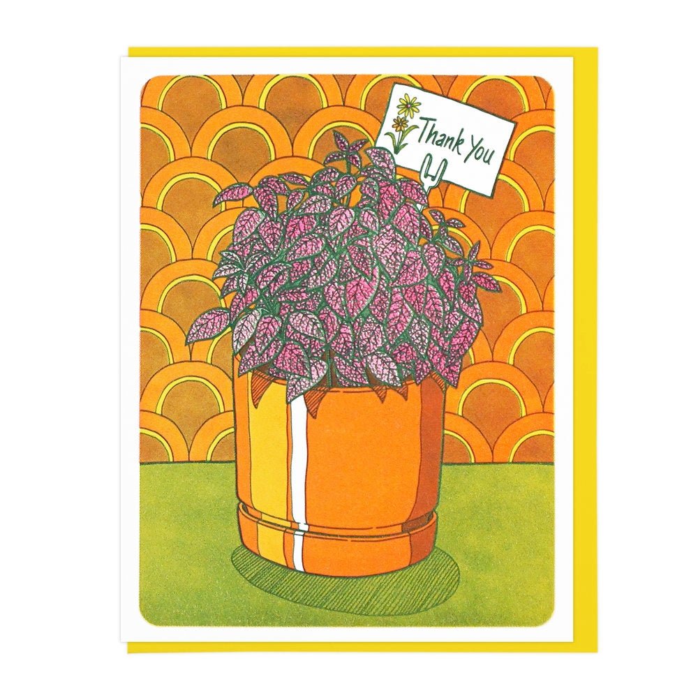 Thank You Polka Dot Plant Card - DIGS