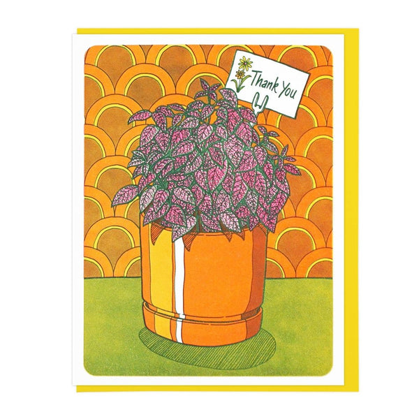 Thank You Polka Dot Plant Card - DIGS