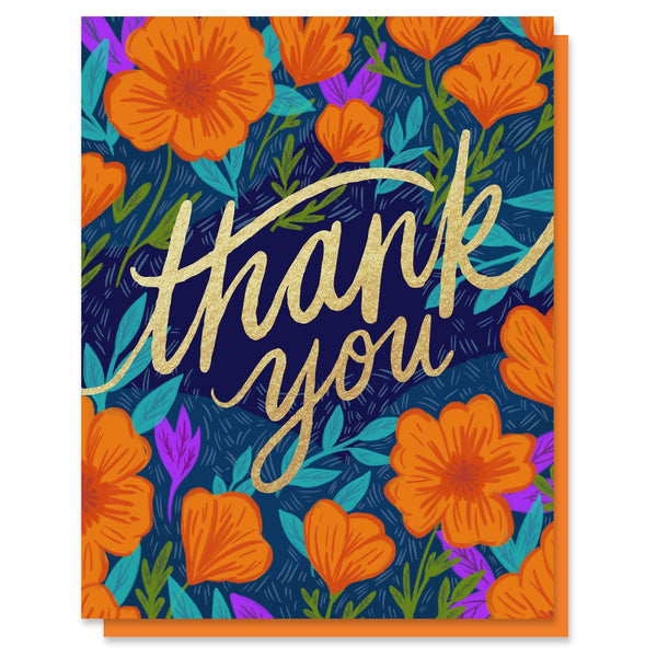 Thank You Poppies Card - DIGS
