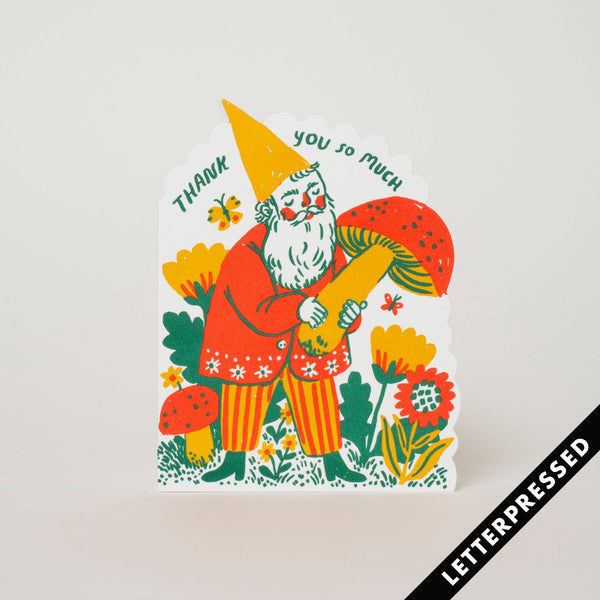 Thank You So Much Gnome Card - DIGS