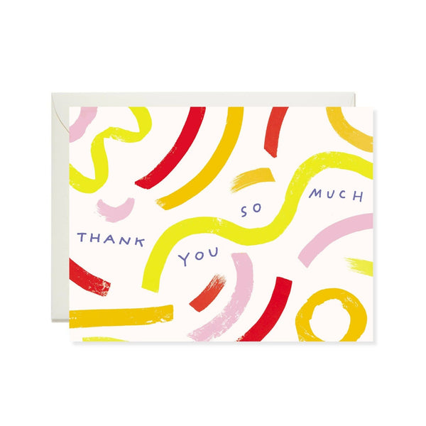 Thank You Squiggles Card - DIGS