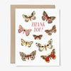 Thank You! Vintage Art Moth Card - DIGS