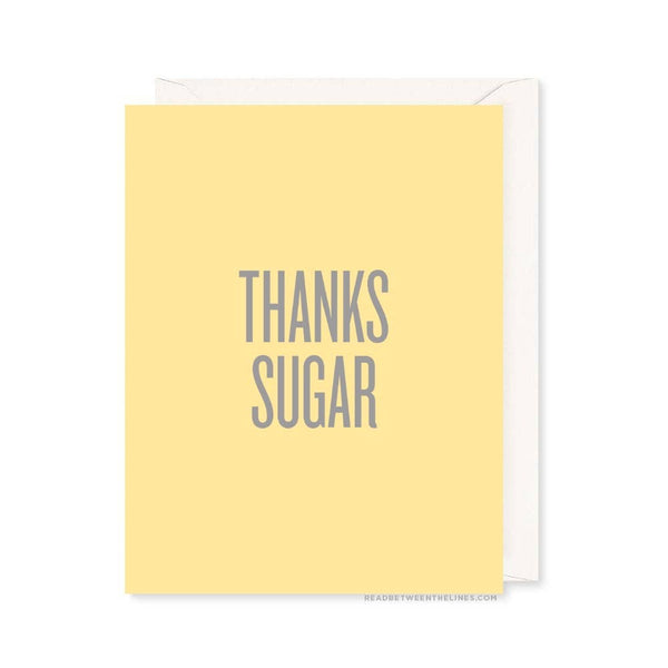 Thanks Sugar Card - DIGS