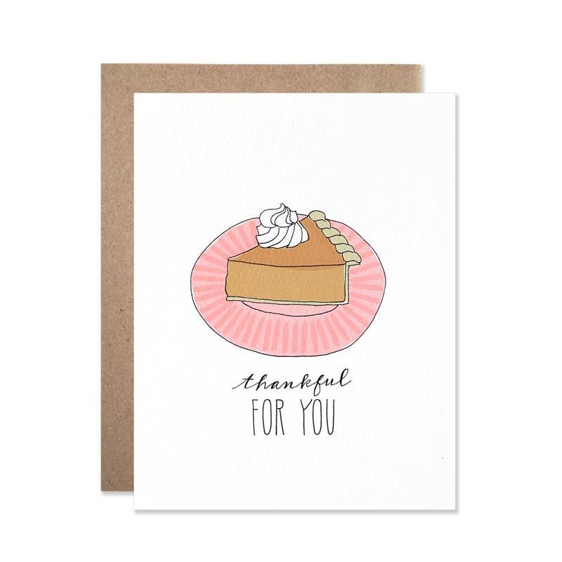 Thanksgiving Pumpkin Pie Card - DIGS