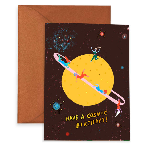 That Cosmic Feeling Greeting Card - DIGS