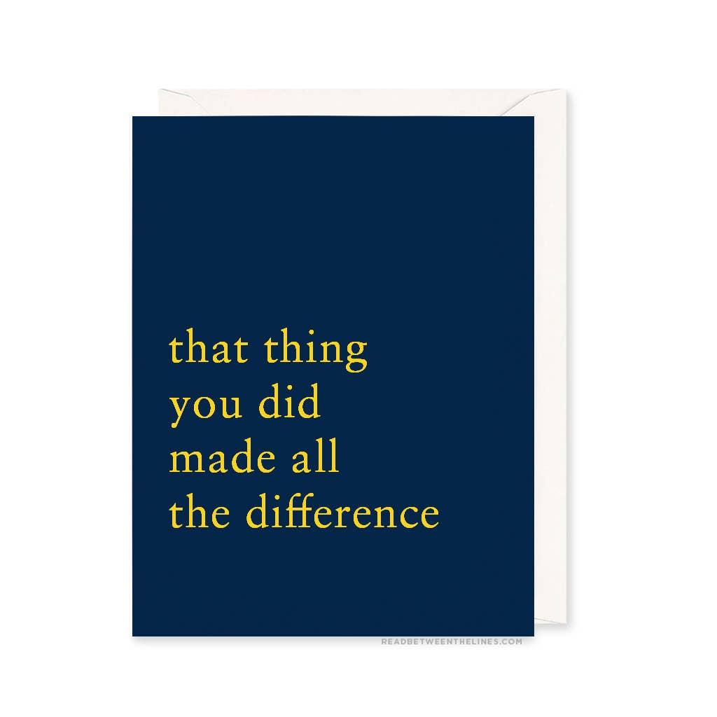 That Thing Gratitude Card - DIGS