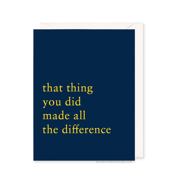 That Thing Gratitude Card - DIGS