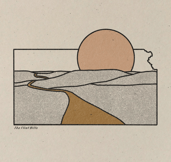 The Flint Hills Art Print - DIGS