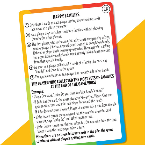 The Happy Family Card Game - DIGS