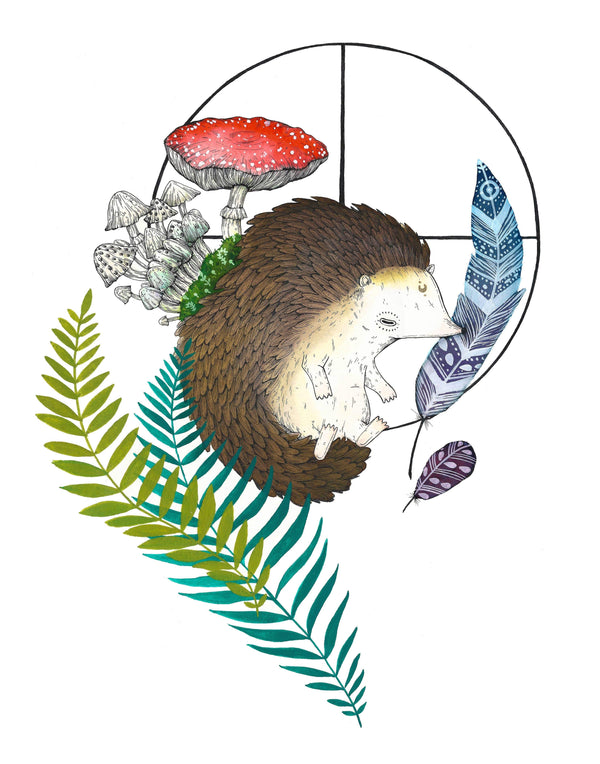 The Hedgehog Oracle Print - DIGS