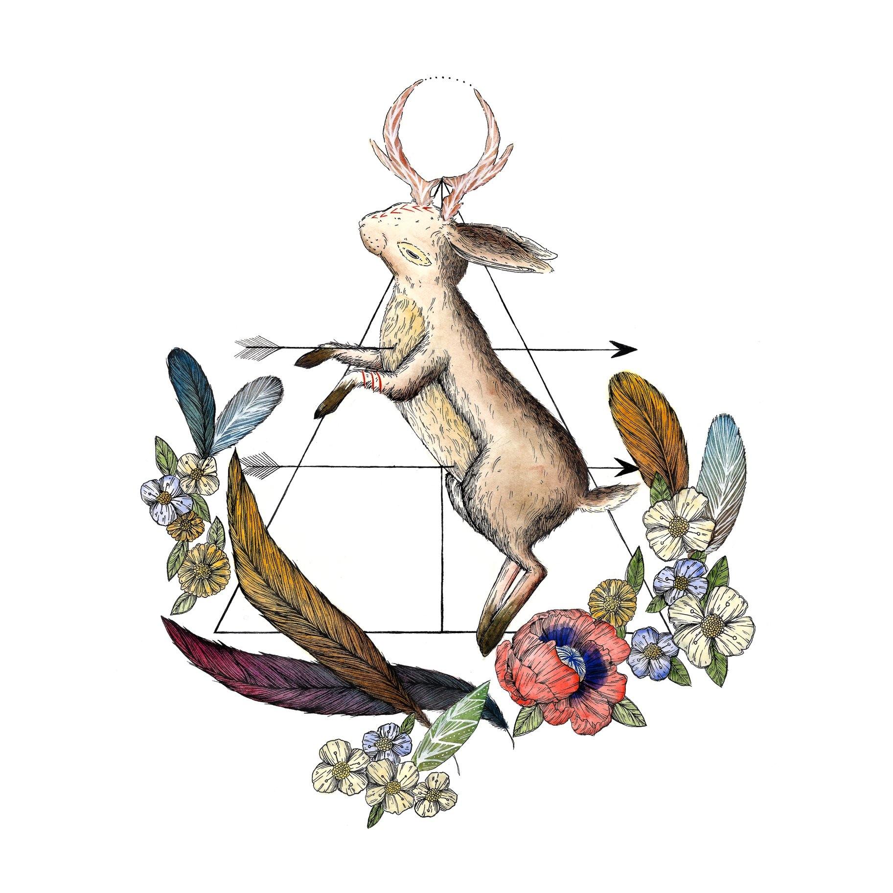 The Jackalope Oracle Print - DIGS