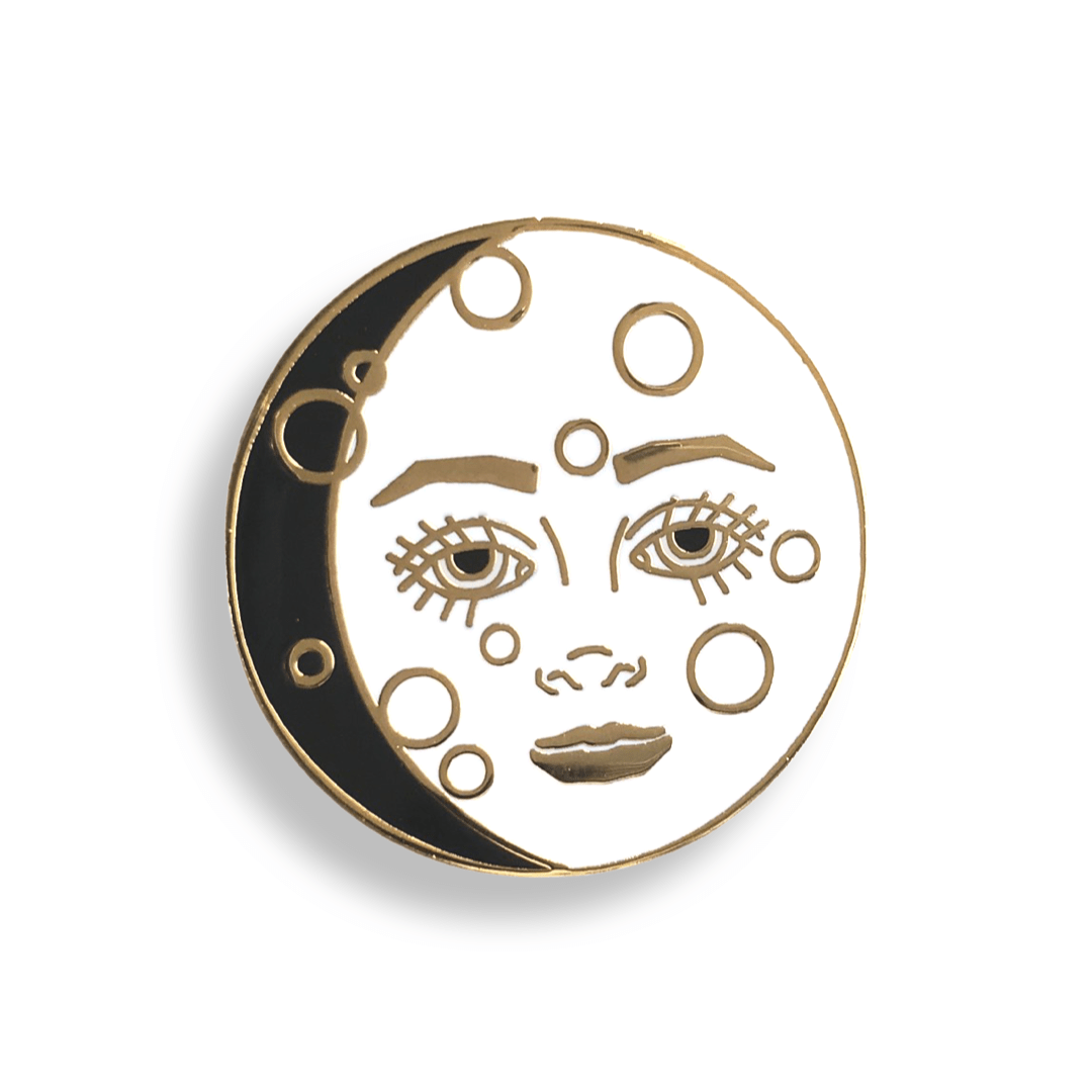 The Moon Enamel Pin - DIGS