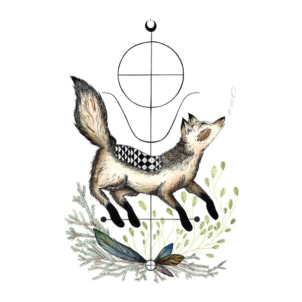 The Wolf Oracle Print - DIGS