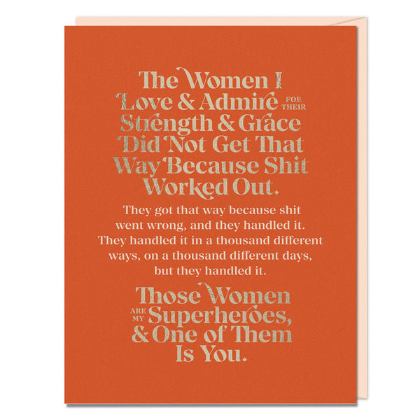 The Women I Love and Admire Card - DIGS