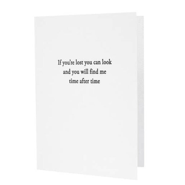 Time After Time Letterpress Card - DIGS