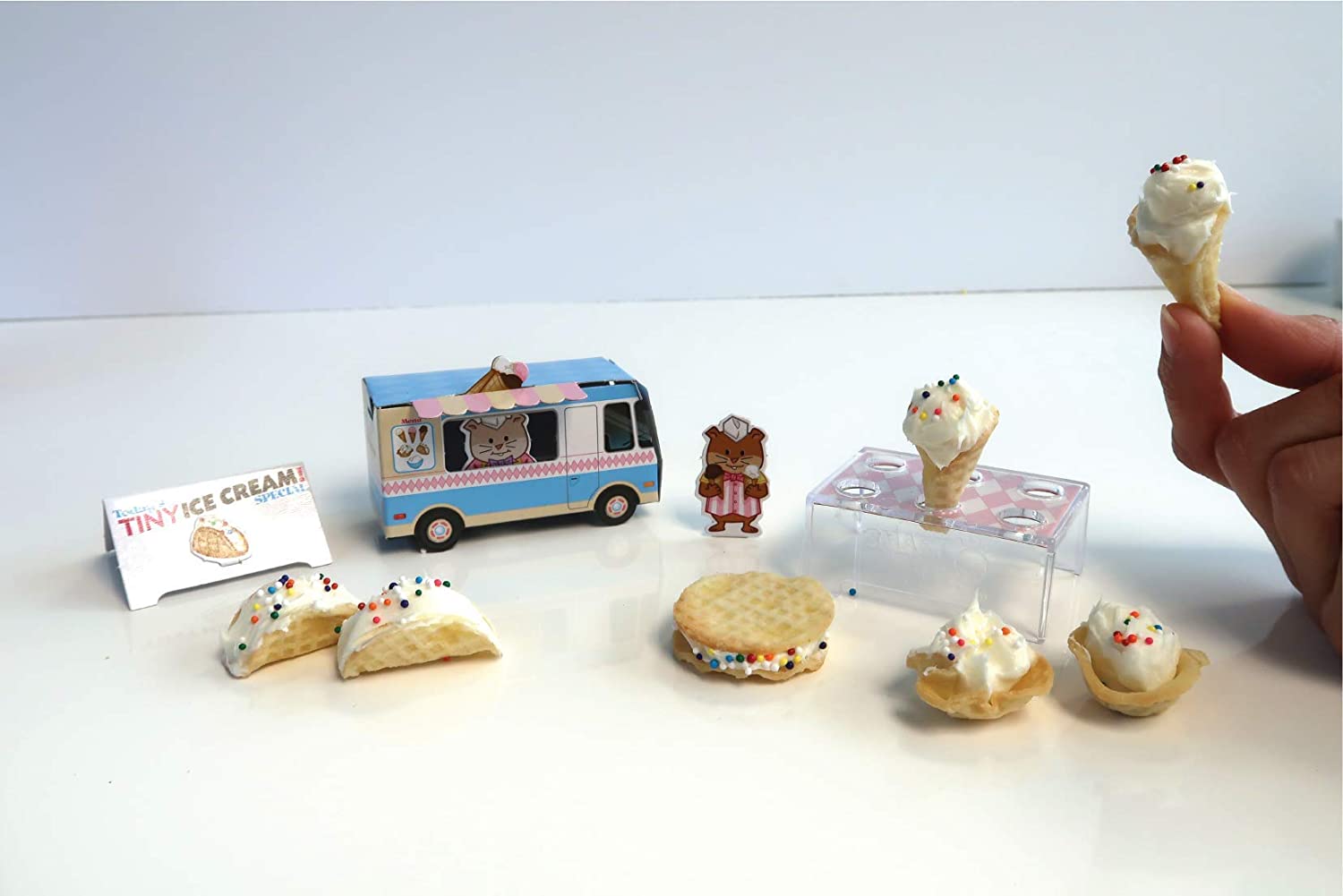 tiny ice cream and truck