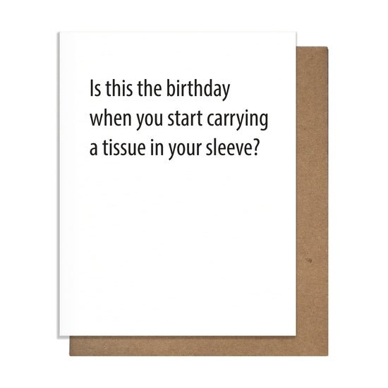 Tissue Birthday Card - DIGS