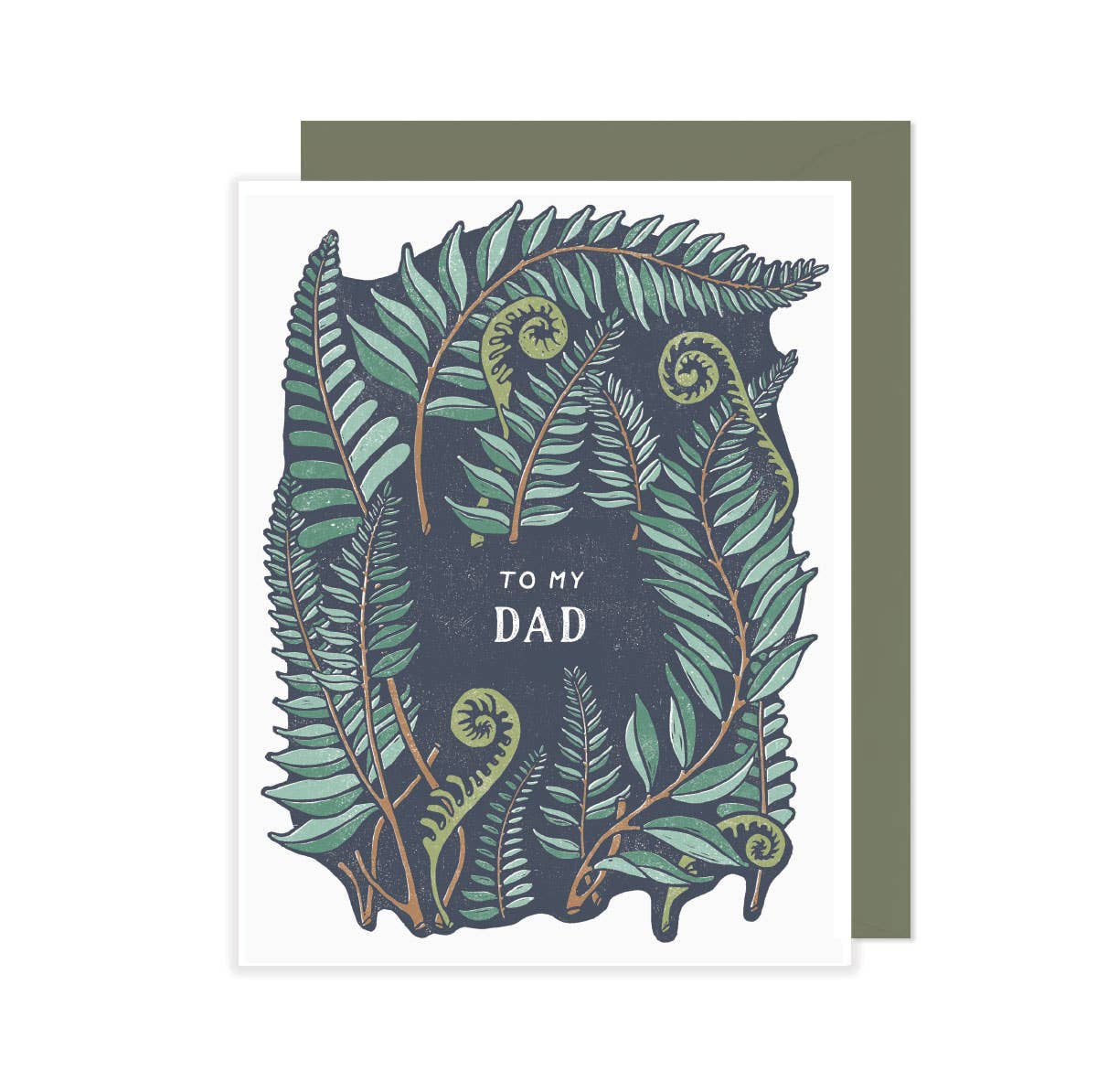 To My Dad Forest Fern Card - DIGS