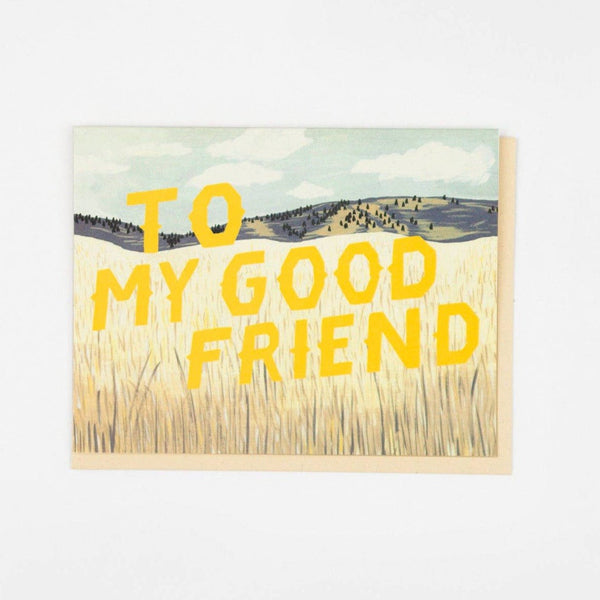 To My Good Friend Grasslands Card - DIGS