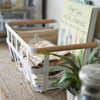 Tosca Dual Handle Storage Basket White - DIGS